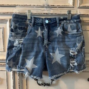 Judy Blue Blue Distressed Jean Shorts